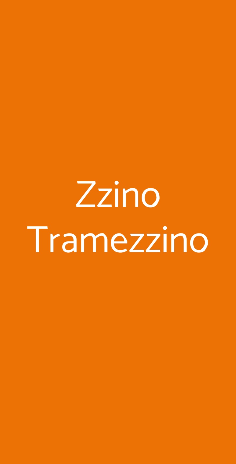 Zzino Tramezzino Bergamo menù 1 pagina