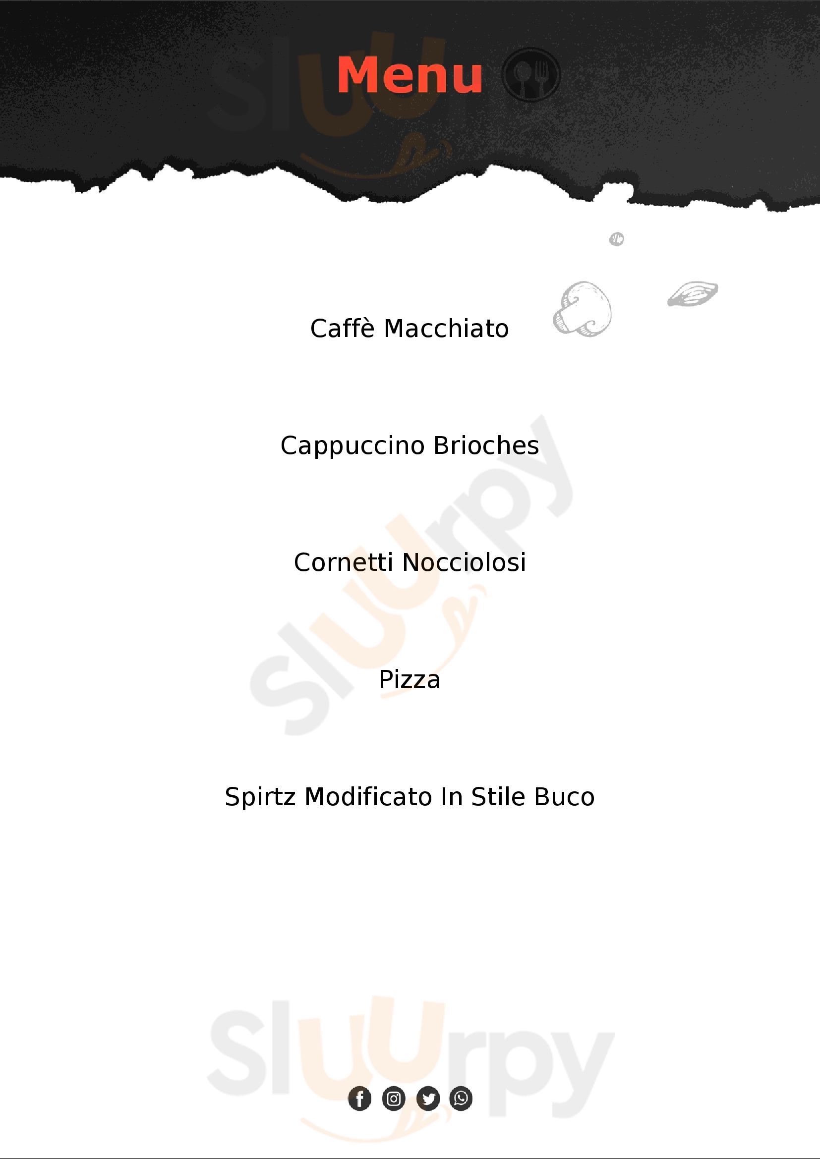Come Una Volta Pizzeria Milano menù 1 pagina