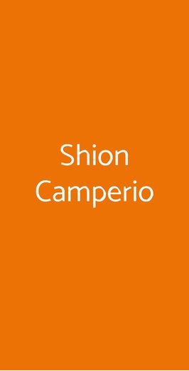 Shion Camperio, Milano