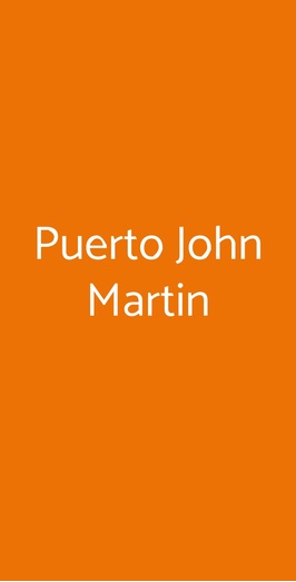 Puerto John Martin, Azzano San Paolo