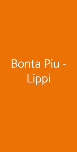 Bonta Piu - Lippi, Milano