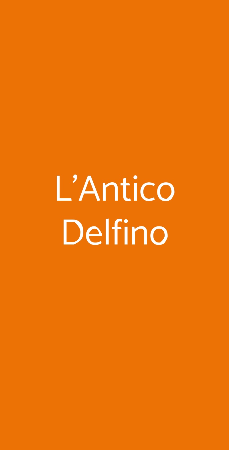 L'Antico Delfino San Donato Milanese menù 1 pagina