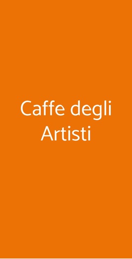 Caffe Degli Artisti, Sesto San Giovanni