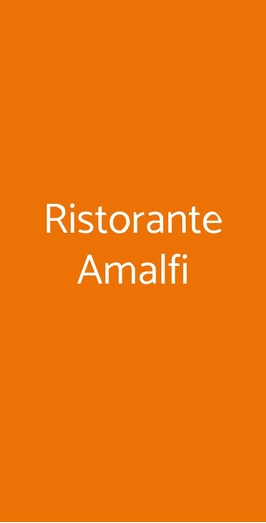 Ristorante Amalfi, Osio Sotto