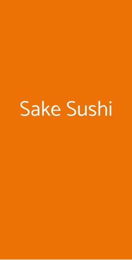 Sake Sushi, Milano