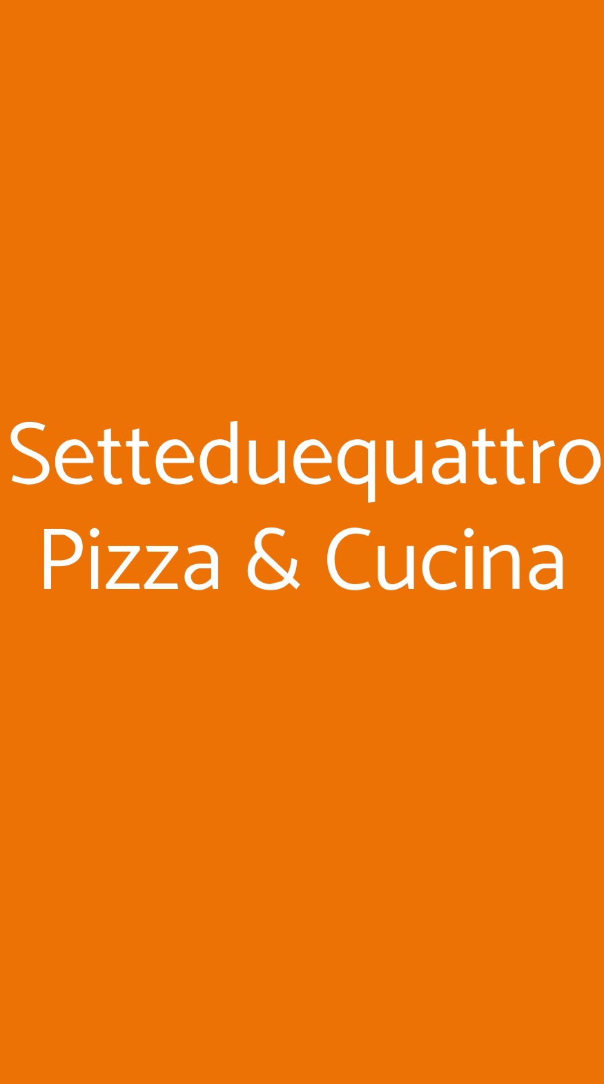 Setteduequattro Pizza & Cucina Ispra menù 1 pagina