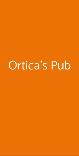 Ortica's Pub, Milano