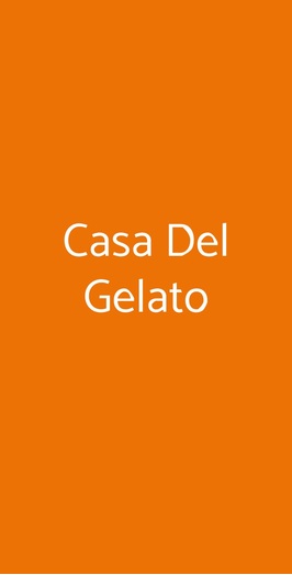 Casa Del Gelato, Milano