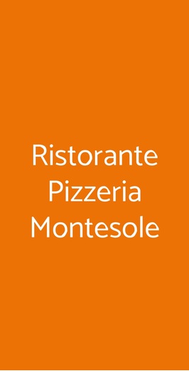 Ristorante Pizzeria Montesole, Porto Valtravaglia