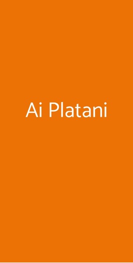 Ai Platani, Albese con Cassano