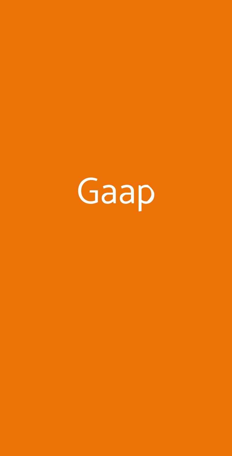 Gaap, Rho