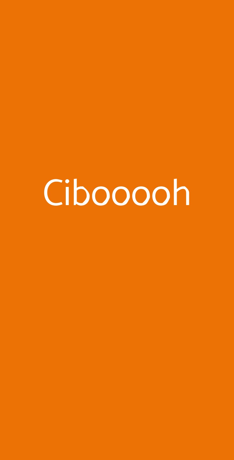 Cibooooh Como menù 1 pagina