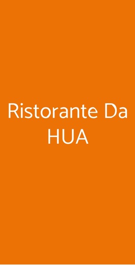 Ristorante Da Hua, Rozzano
