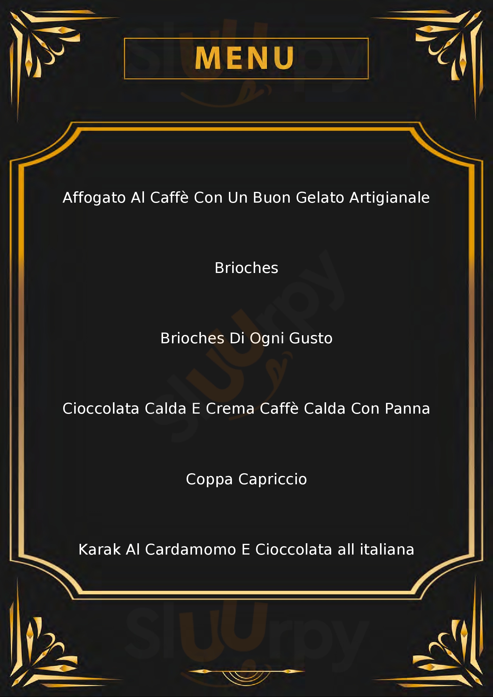 Gelateria Il Capriccio Voghera menù 1 pagina