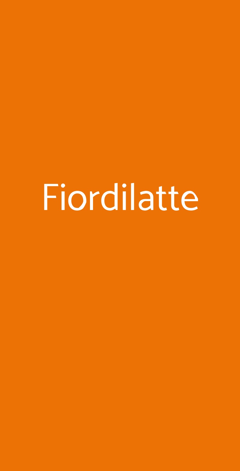 Fiordilatte, Milano