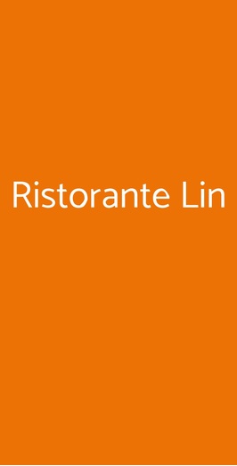 Ristorante Lin, Legnano