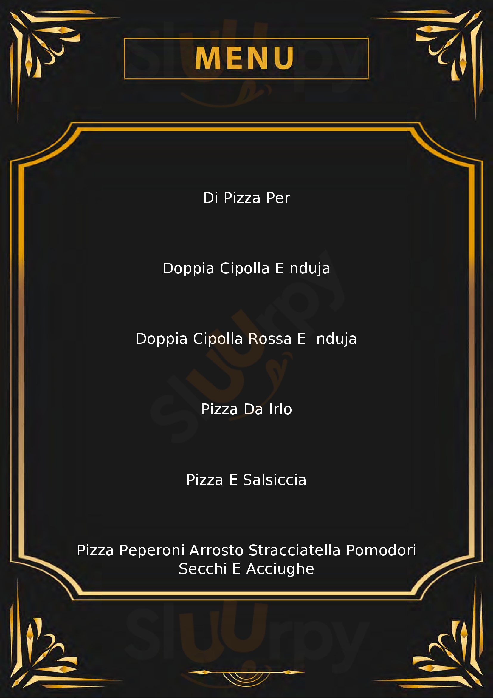 La Bottega Della Pizza di Rubino Nunzio Vanzago menù 1 pagina
