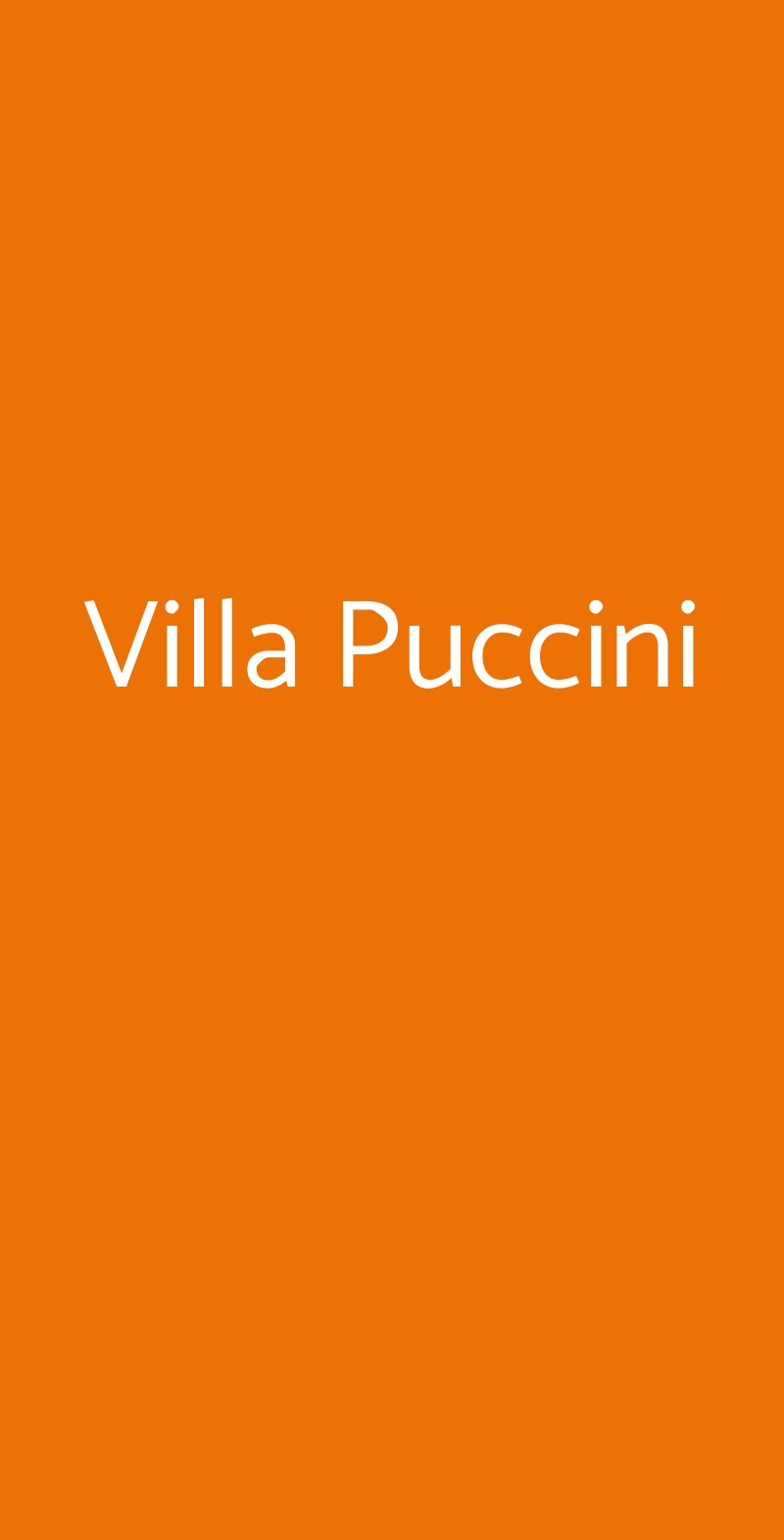 Villa Puccini Cunardo menù 1 pagina