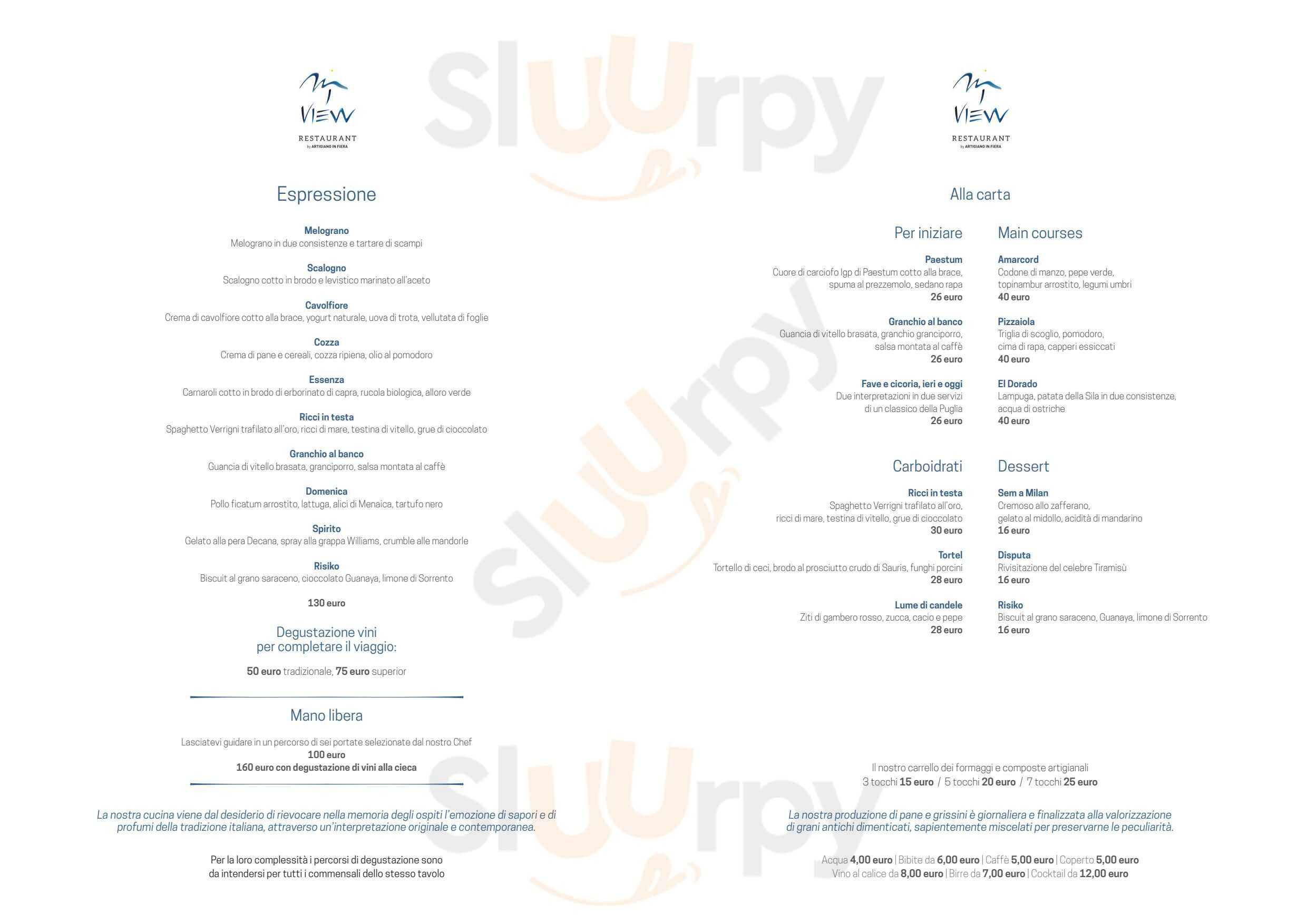 Cucina Di Campagna Milano menù 1 pagina