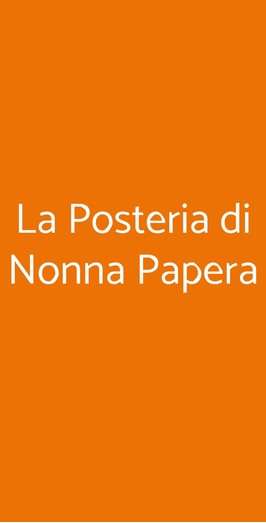 La Posteria Di Nonna Papera, Milano