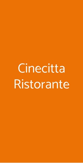 Cinecitta Ristorante, Milano