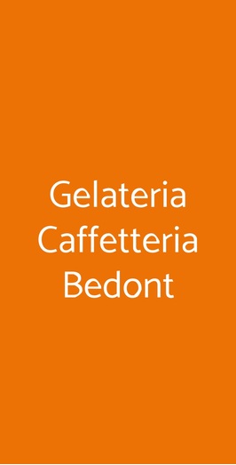 Gelateria Caffetteria Bedont, Brescia