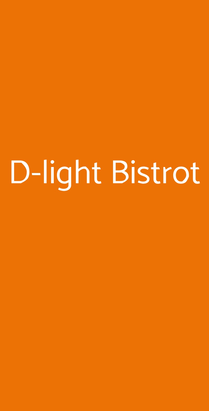 D-light Bistrot Vimercate menù 1 pagina