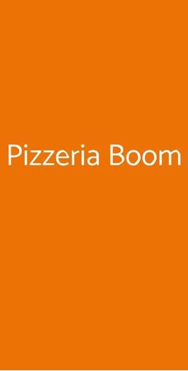 Pizzeria Boom, Bergamo