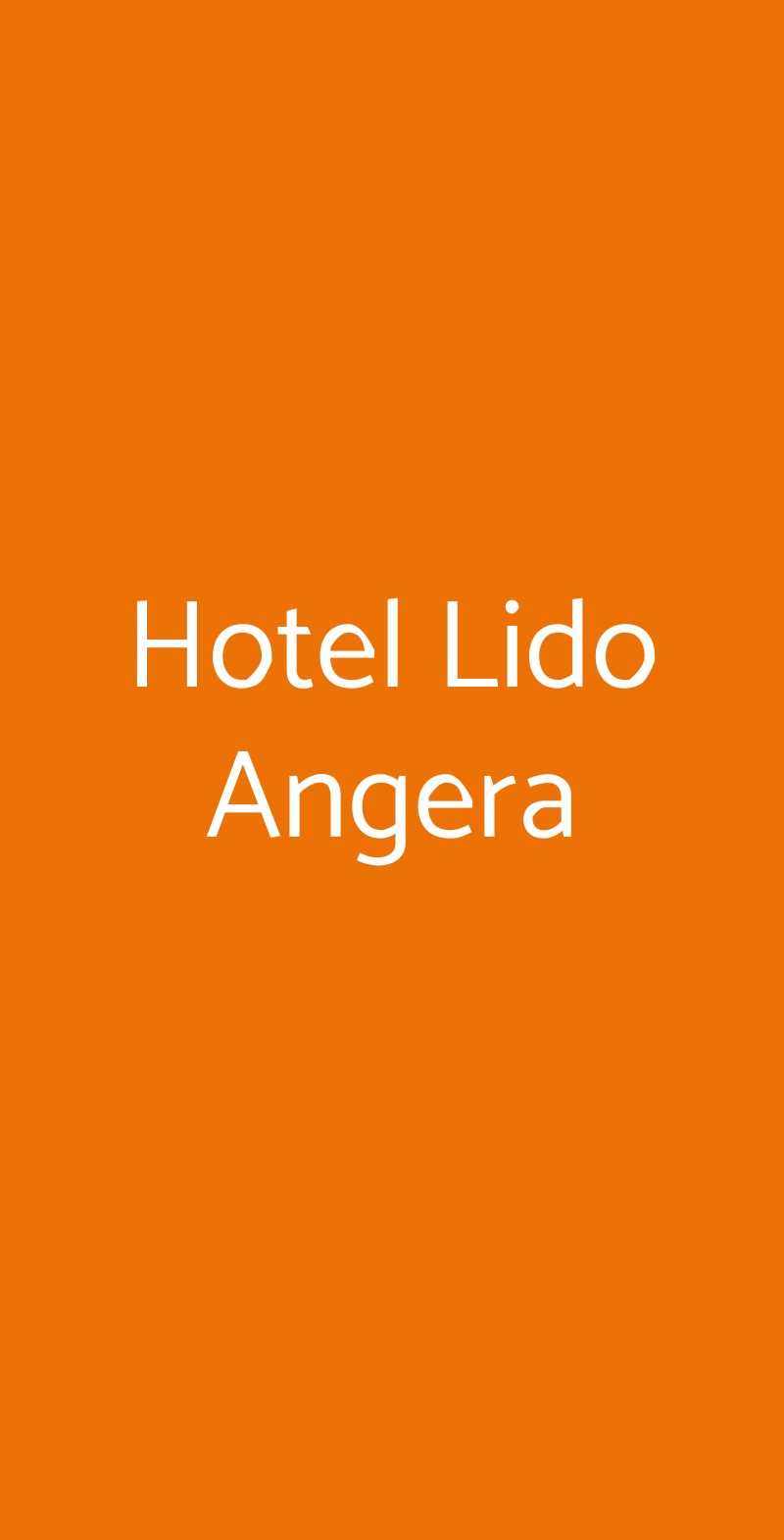 Hotel Lido Angera Angera menù 1 pagina