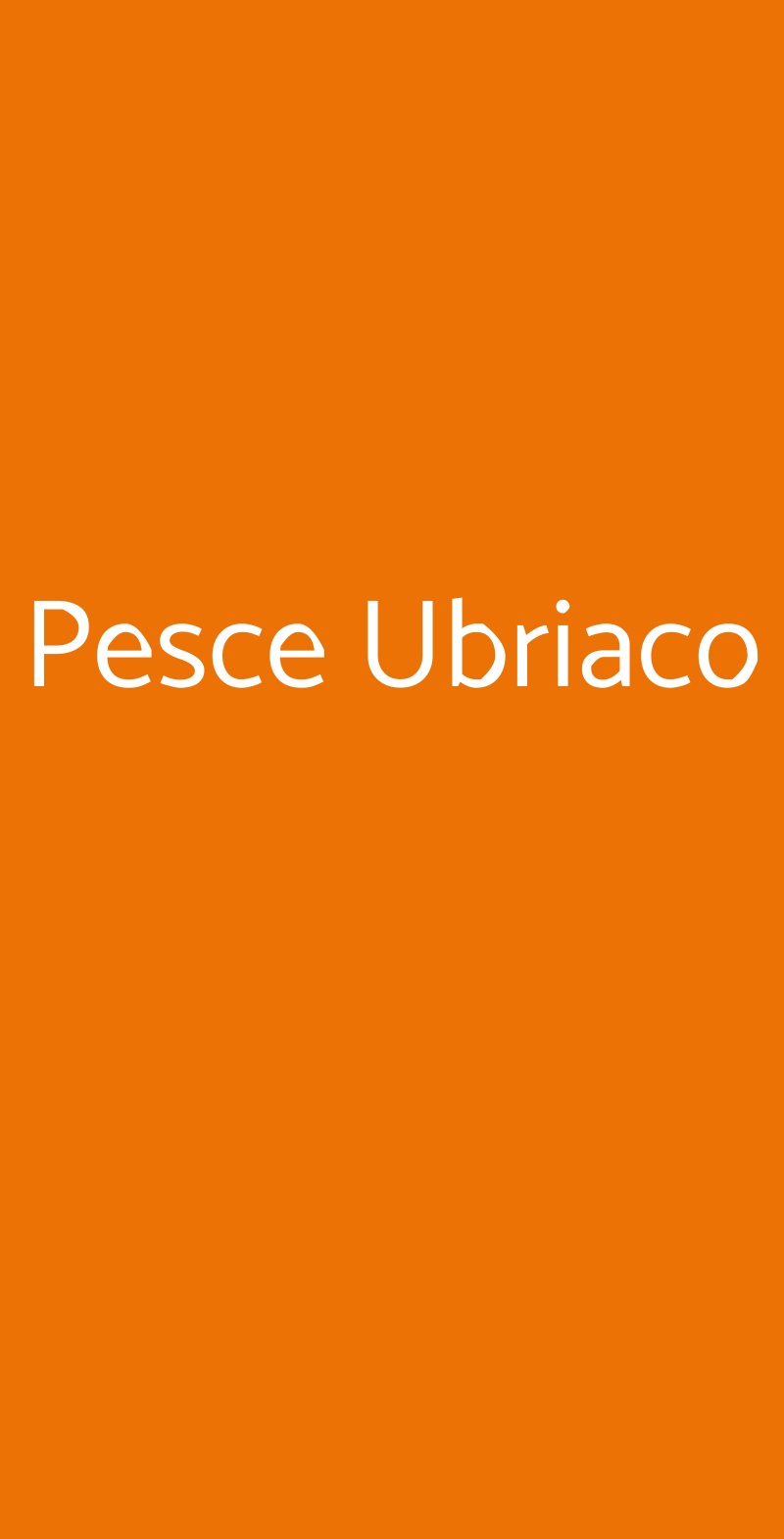 Pesce Ubriaco Milano menù 1 pagina