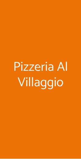 Pizzeria Al Villaggio, Bergamo