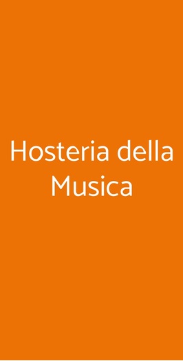 Hosteria Della Musica, Milano