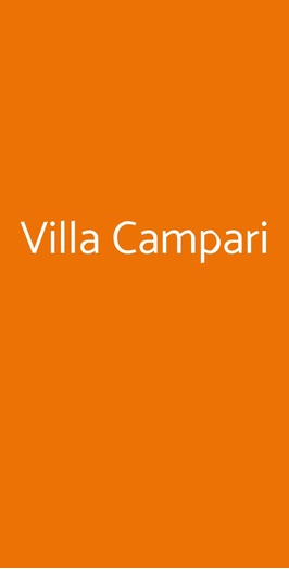 Villa Campari, Sesto San Giovanni