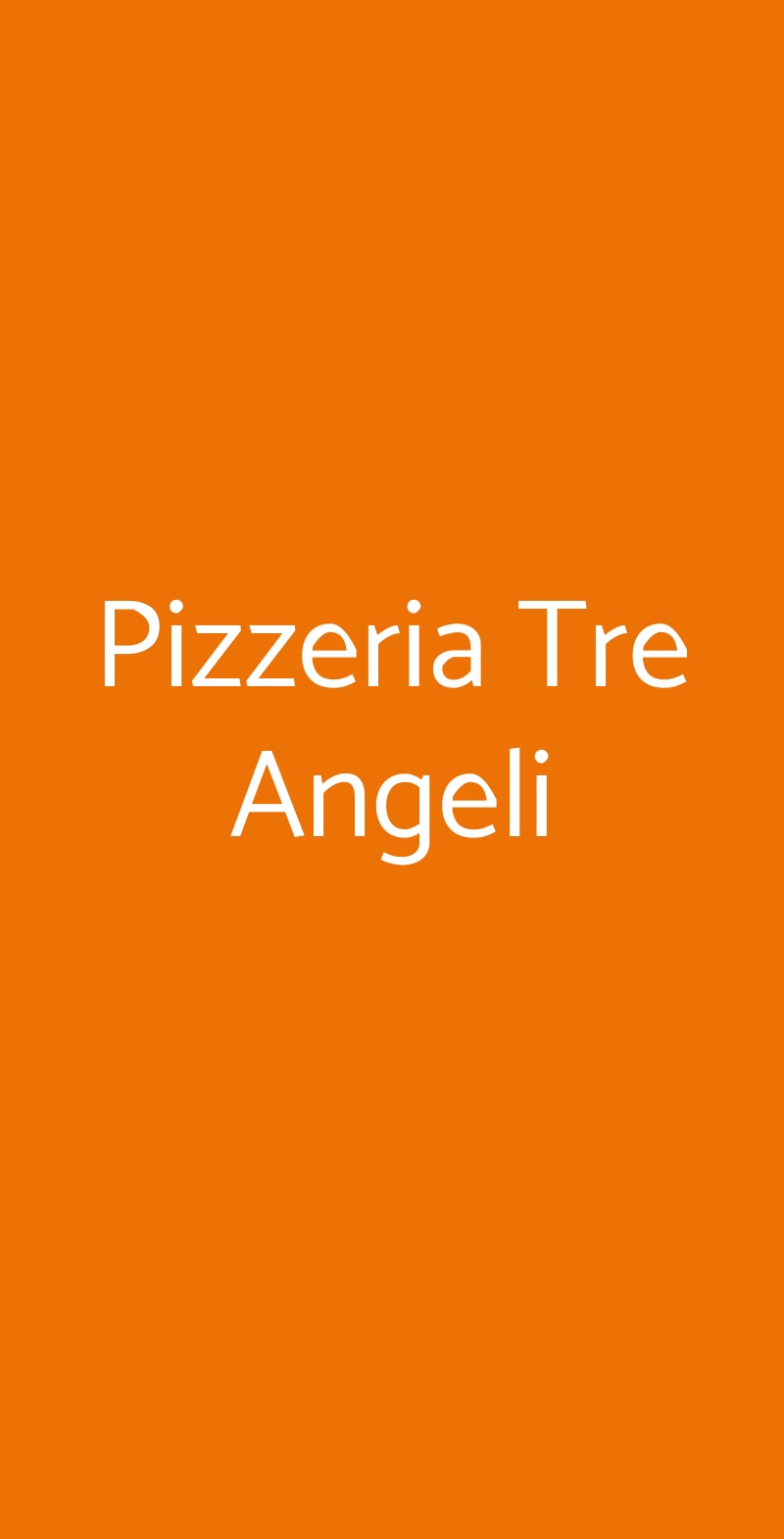 Pizzeria Tre Angeli San Giuliano Milanese menù 1 pagina