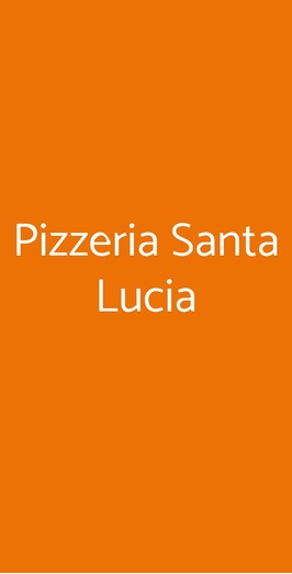Pizzeria Santa Lucia, Corsico