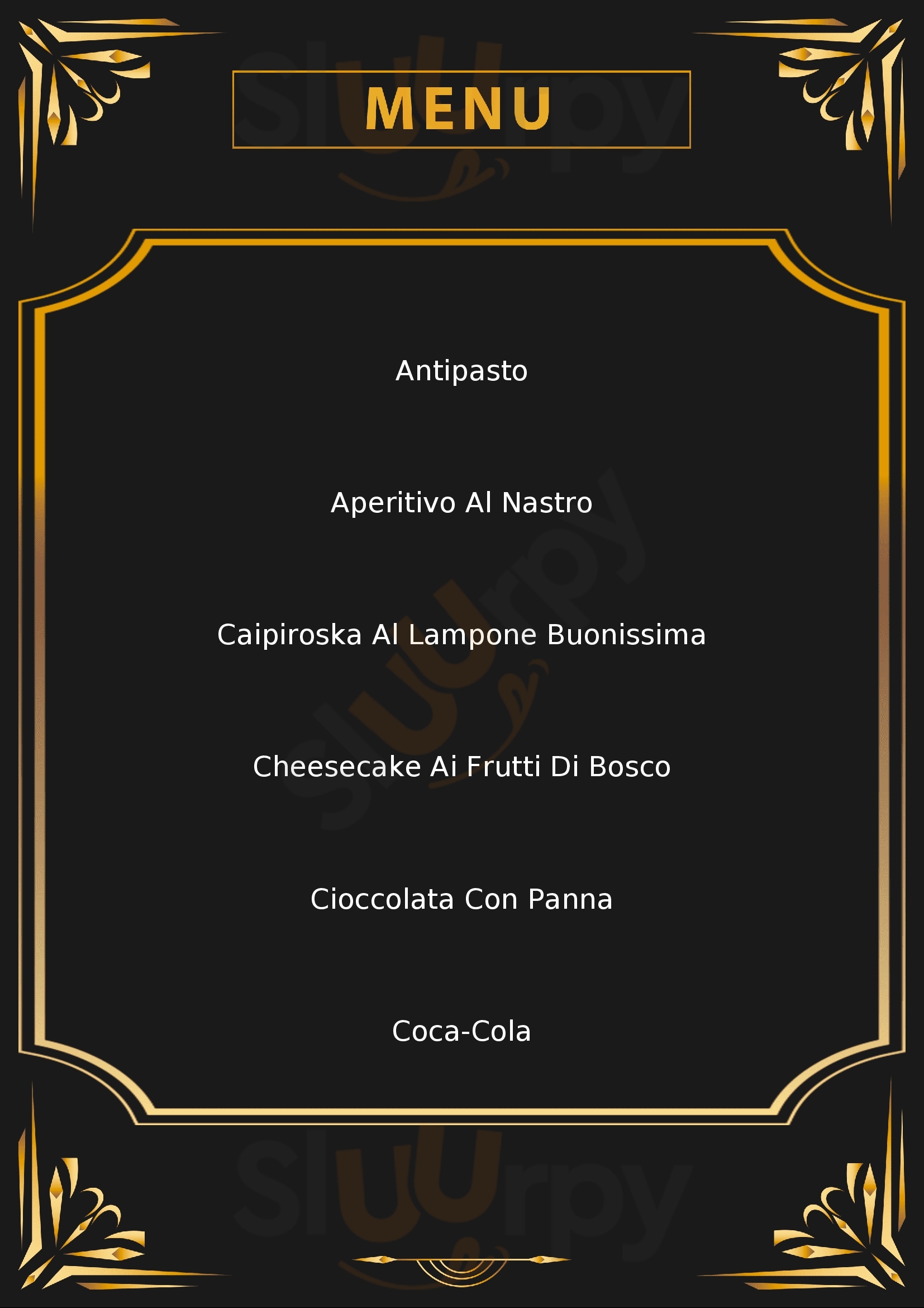 Aromi Restaurant Cafe Lecco menù 1 pagina