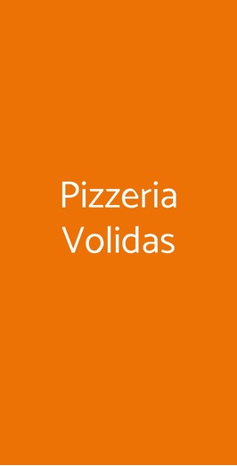 Pizzeria Volidas, Sesto San Giovanni