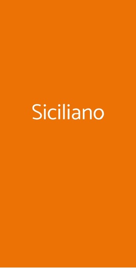 Siciliano, Milano