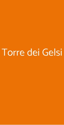 Torre Dei Gelsi, Cisliano