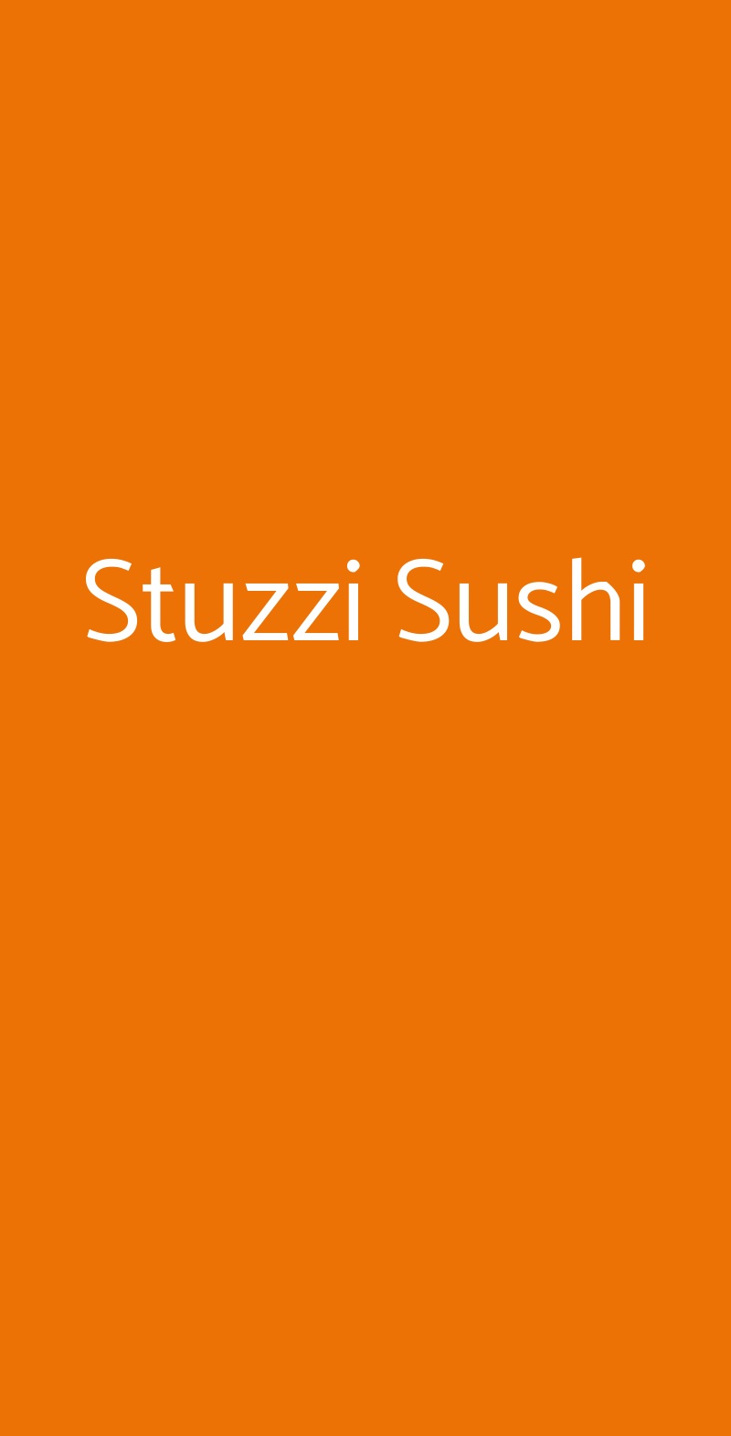 Stuzzi Sushi Legnano menù 1 pagina