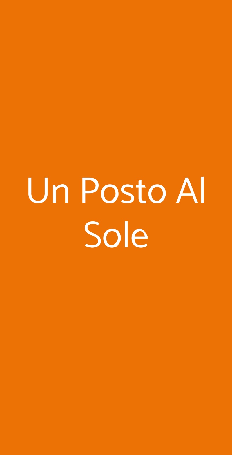 Un Posto Al Sole Cinisello Balsamo menù 1 pagina