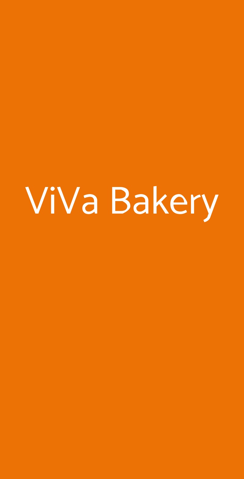 ViVa Bakery Milano menù 1 pagina