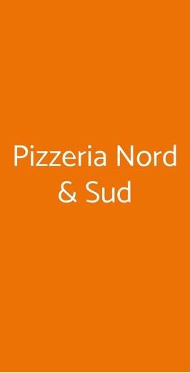 Pizzeria Nord & Sud, Milano