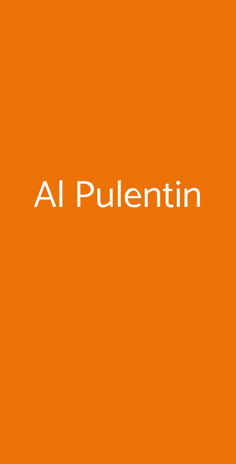 Al Pulentin, Milano