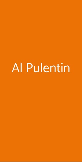 Al Pulentin, Milano