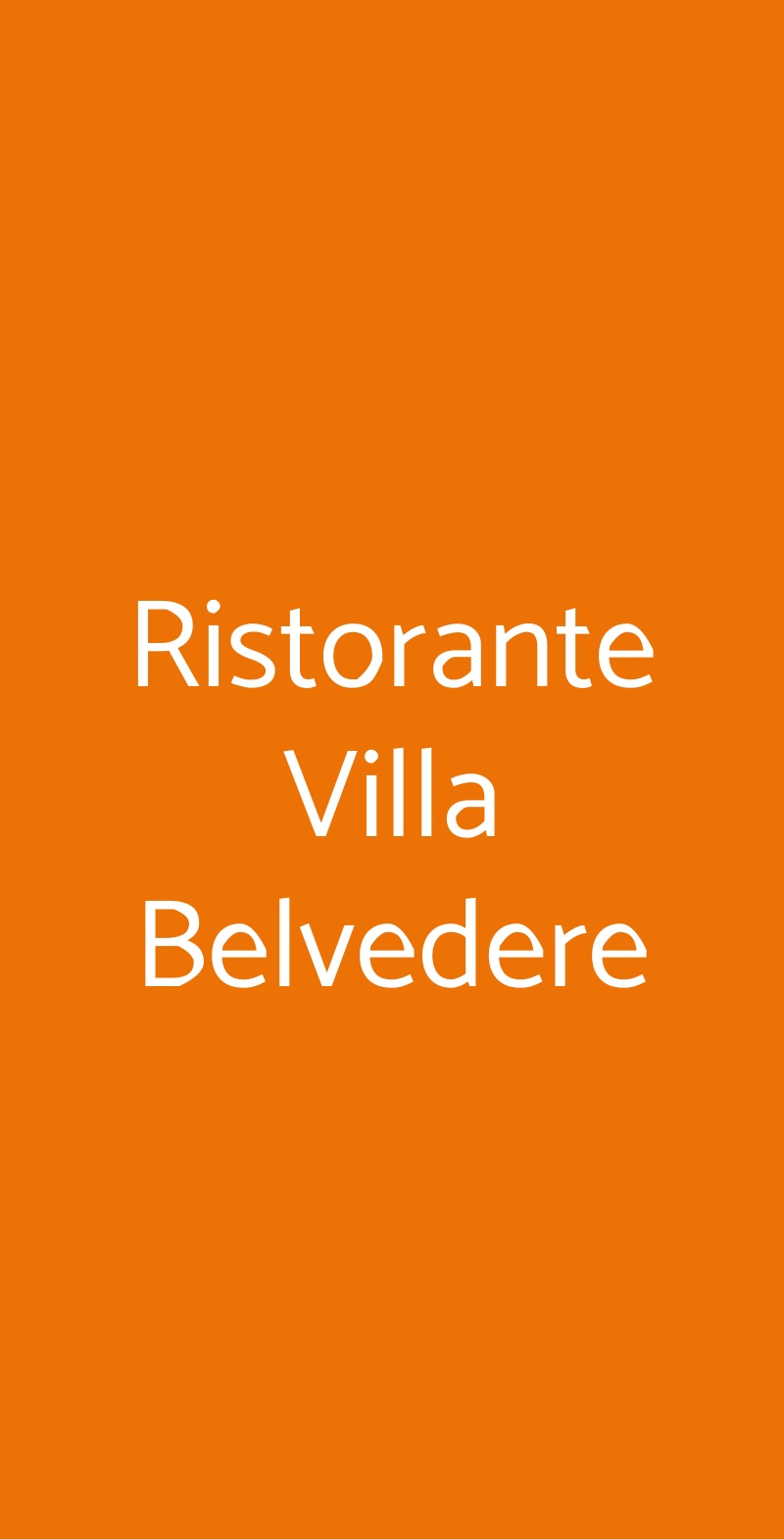Ristorante Hotel Villa Belvedere Argegno menù 1 pagina
