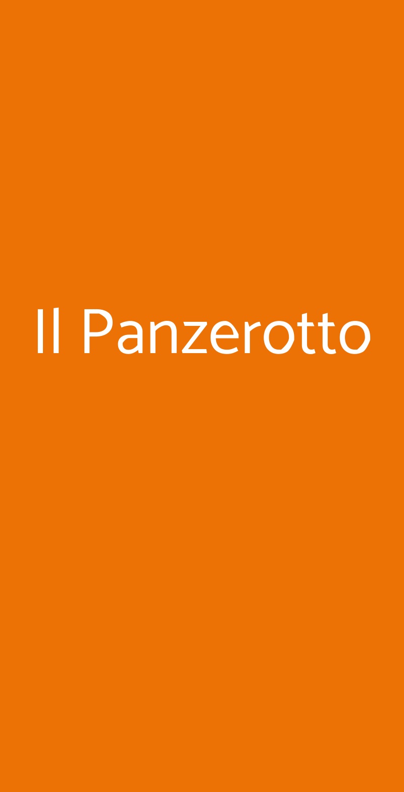 Il Panzerotto Milano menù 1 pagina