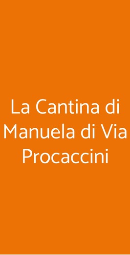 La Cantina Di Manuela, Milano