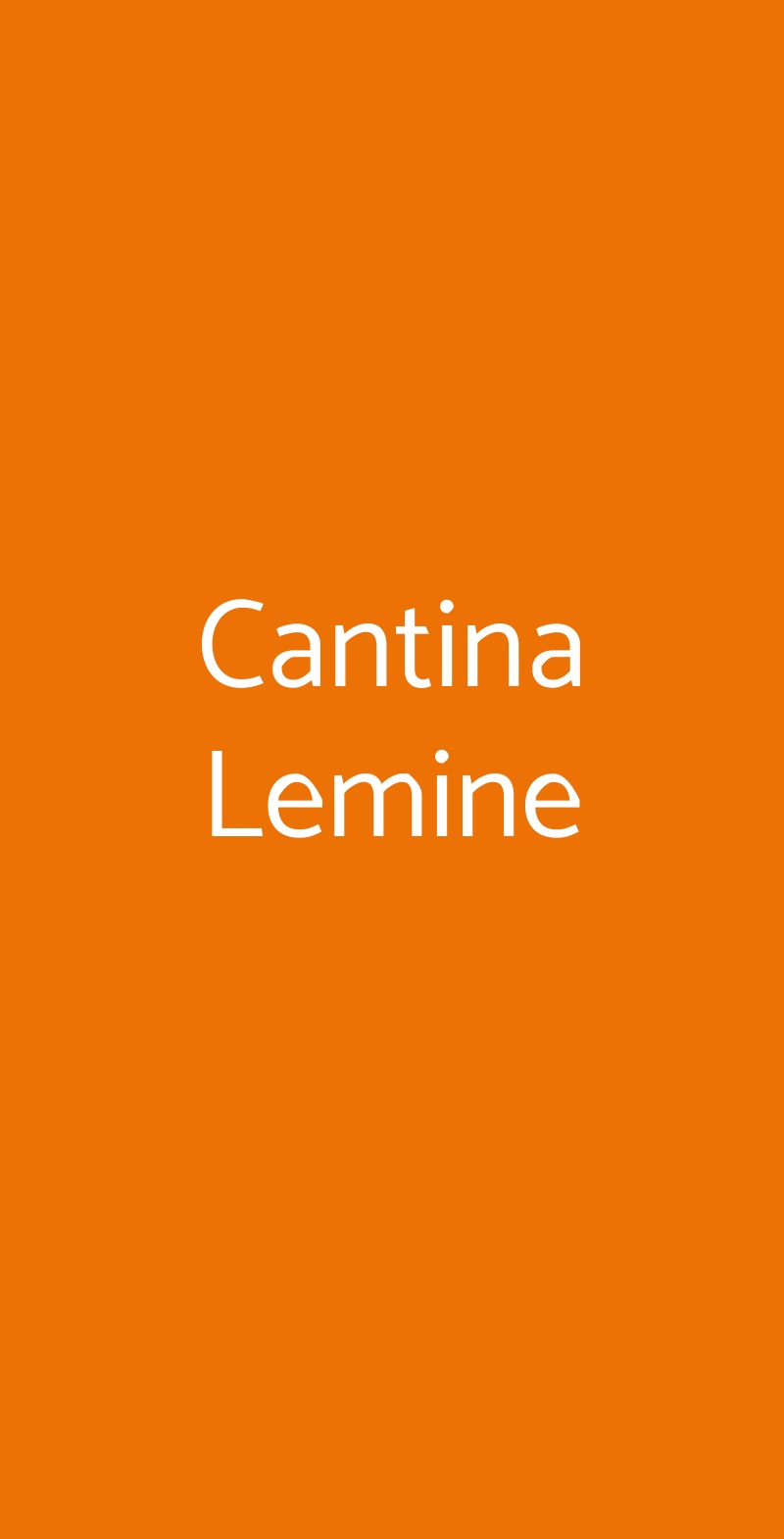 Cantina Lemine Almenno San Salvatore menù 1 pagina