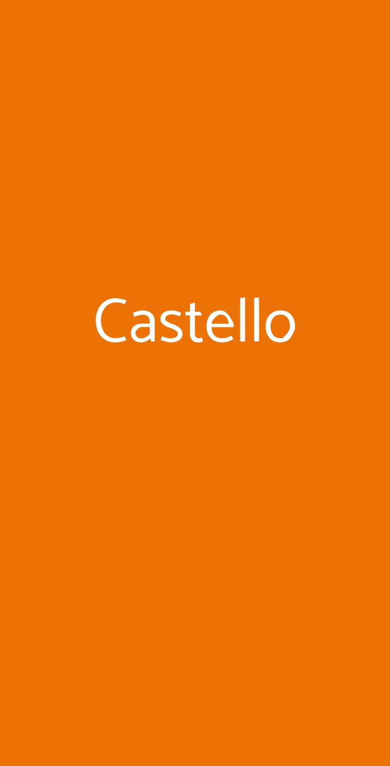 Castello Lodi menù 1 pagina